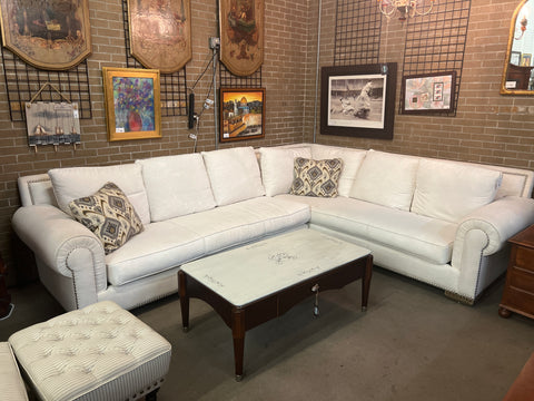 Marge Carson Off White Sectional 152647.