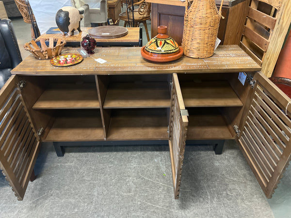 Rustic Shutter Door Cabinet 156788.