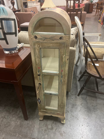 Small Painted Glass Cabinet 172799.
