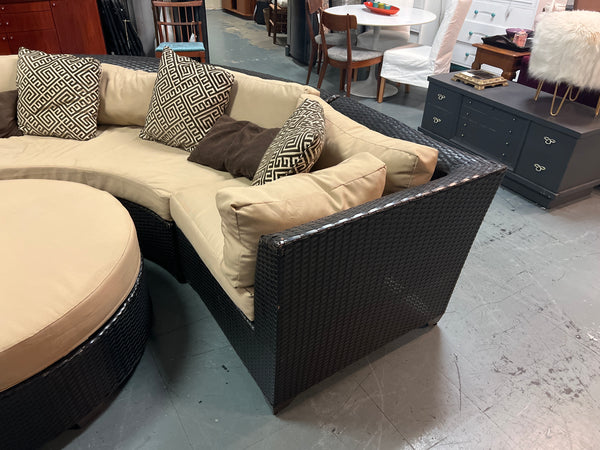 4 Piece Curved Patio Set 165870.