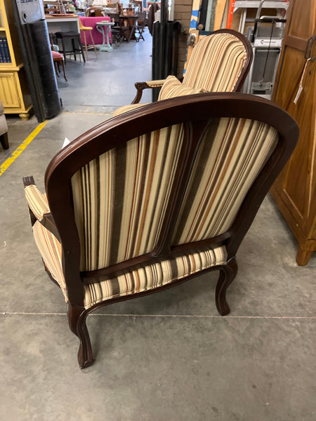 French Country Striped Chair (2 available) 163311.