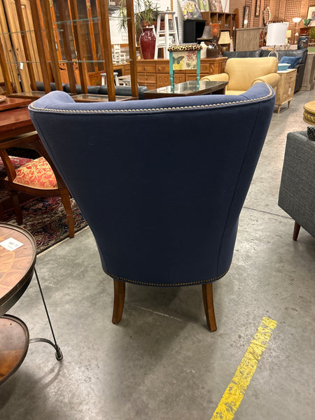 Blue Wingback Chair 166770.