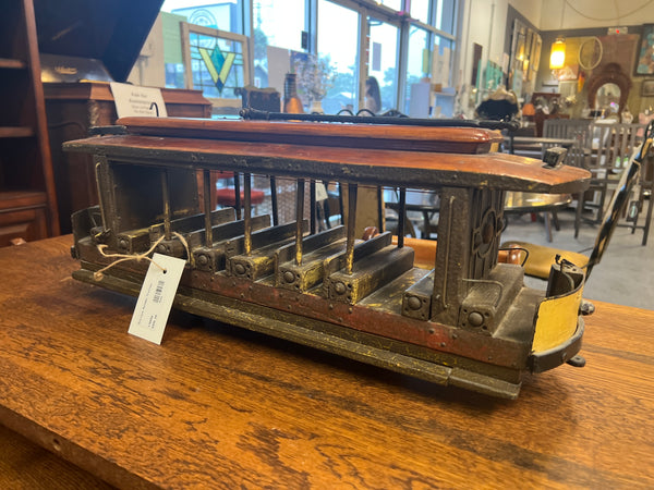Antique Wooden Trolley 176956.