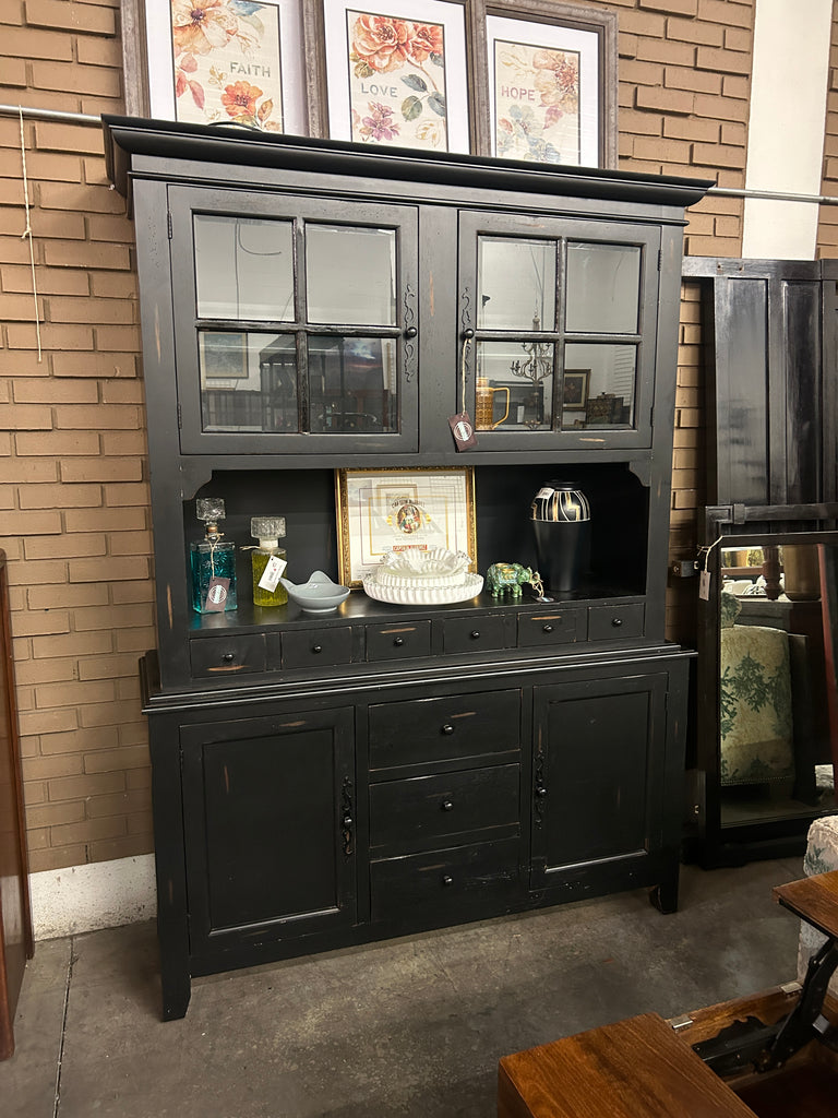 Black 2pc Hutch 177482.