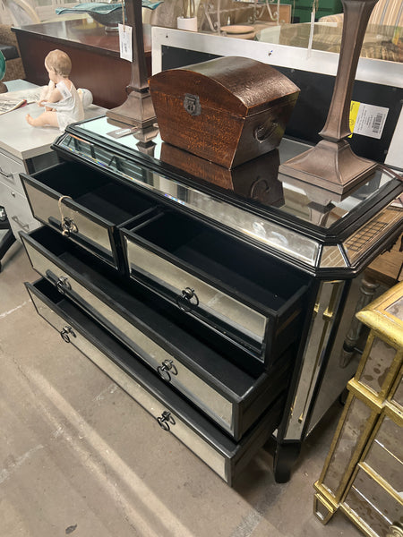 Black Mirrored Chest 177578.
