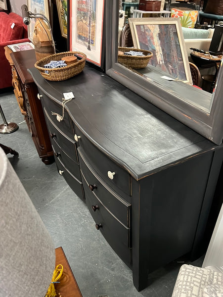 Black Dresser With Mirror 145266.