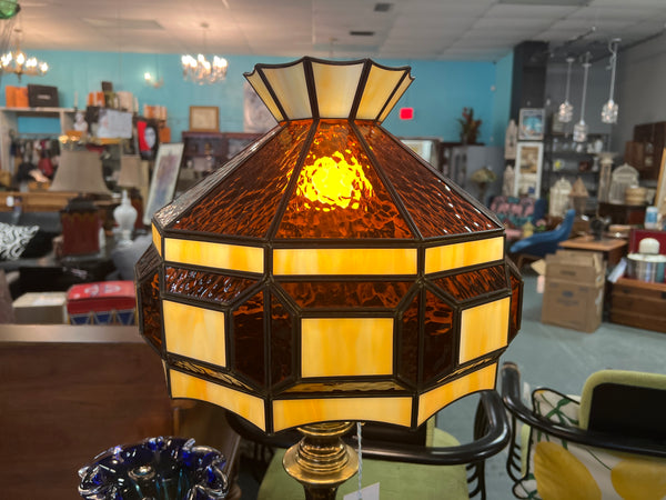 Tiffany Style Lamp Brass 154681.