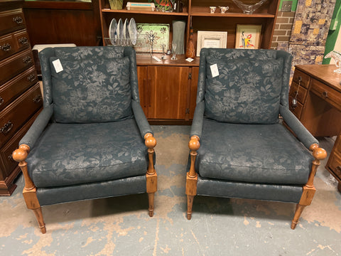CR Laine Blue Arm Chair 163502.