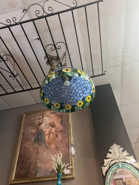 Large Blue Tiffany Pendant Light 168181.