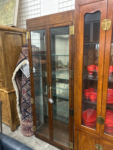 Tall Asian Glass Cabinet 167756.