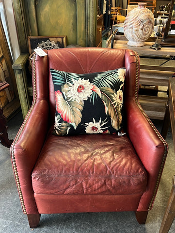 Red Leather Chair 146825.