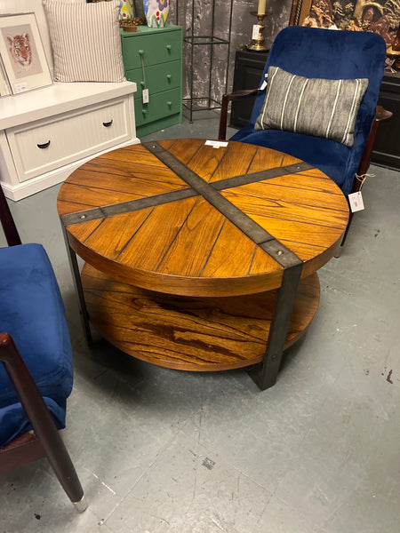 Wooden Round Coffee Table 165415.