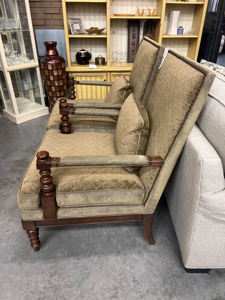 Dark Gold Arm Chair 163498.