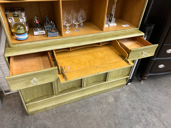 MCM Olive Green Buffet 154787.