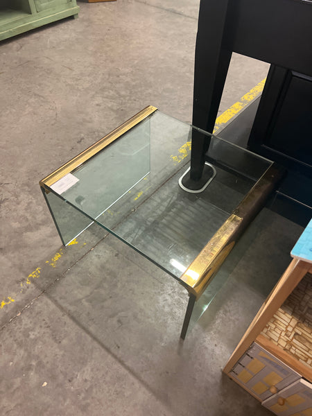 MCM Brass Glass Coffee Table 168583.