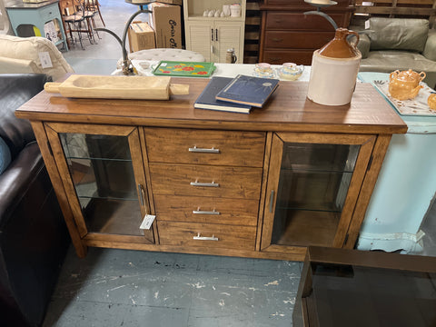 Modern Glass Door Media Cabinet 169741.