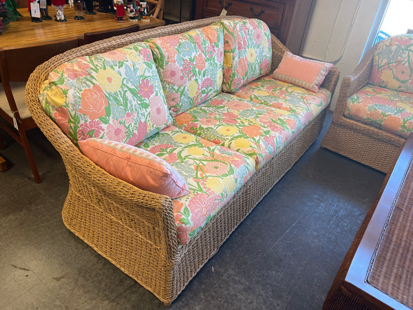 Wicker Sofa Patio 167987.