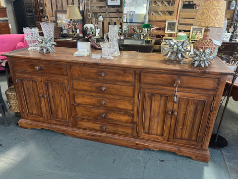European country Oversized Buffet Console 163038.