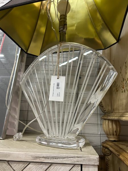 Vintage Lucite Fan Lamp (2 Available) 177017.