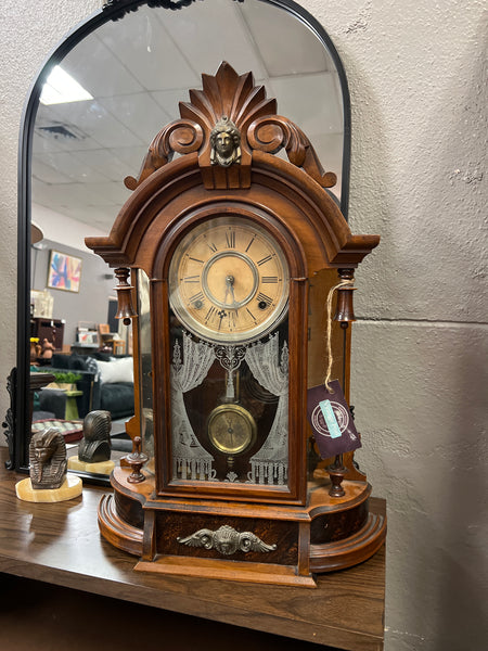 Antique Occidental Clock - Gilbert Clock Company 154218.