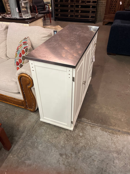 White Kitchen Island 165368.
