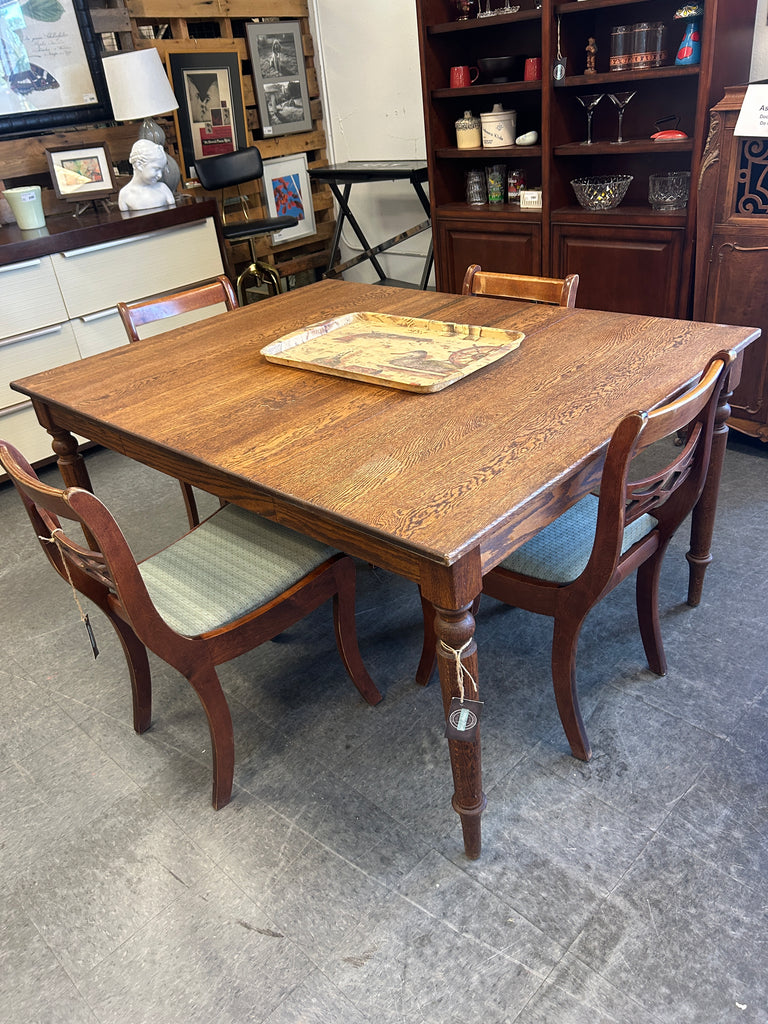 Tiger Oak Antique Table 176868