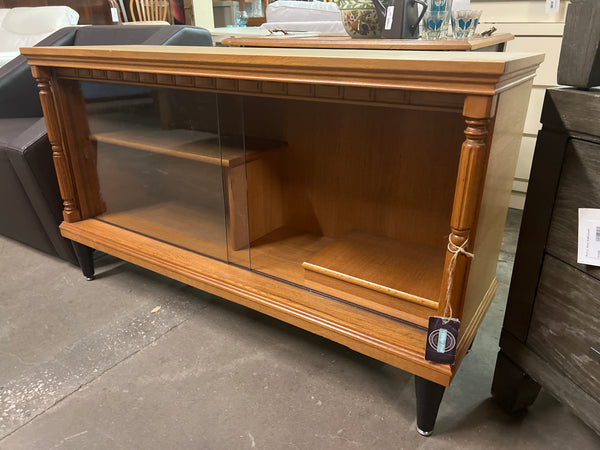 MCM Glass Slide Door Cabinet 163939.