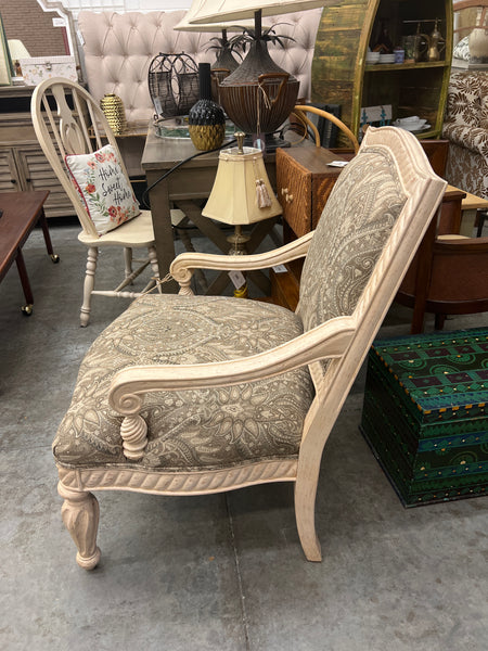 Cream Scroll Arm Chair 149157.