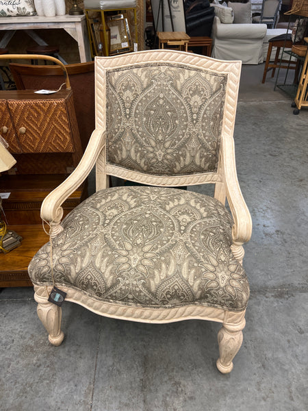 Cream Scroll Arm Chair 149157.