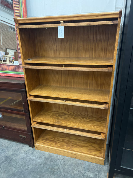 Oak Barrister Bookcase - 4 Door 164038.
