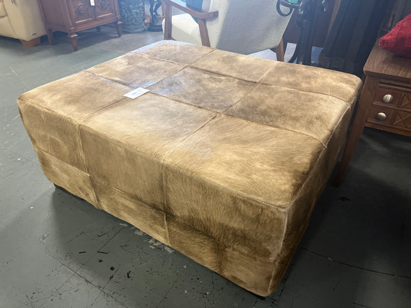 Animal Hide Ottoman 164757.