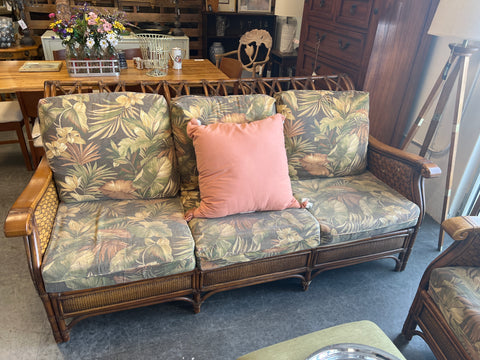 Patio Rattan Tropical Sofa 167673.