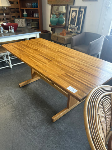 Butcher Block Dining Table 164272.