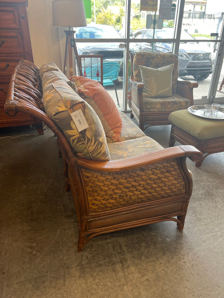 Patio Rattan Tropical Sofa 167673.