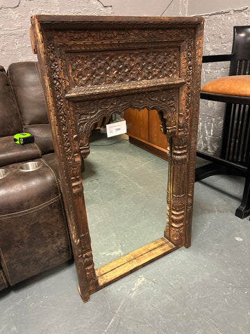 Antique Handcarved Mirror (2 Available) 173218.