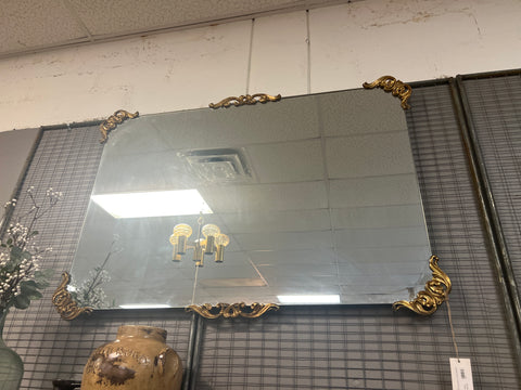 Antique Mirror Gold Accents 174822.