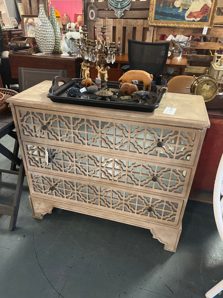 Mirror Wood Blonde Dresser 164200.