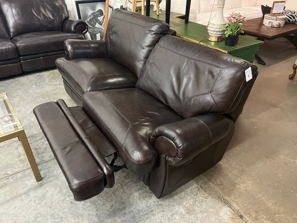 Reclining Double Loveseat Leather 157063.