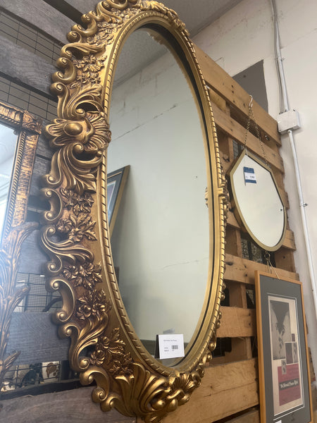 Gold Ornate Oval Mirror 177718.