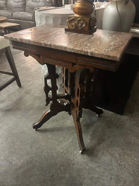 Victorian Marble Top Parlor Table 169096.