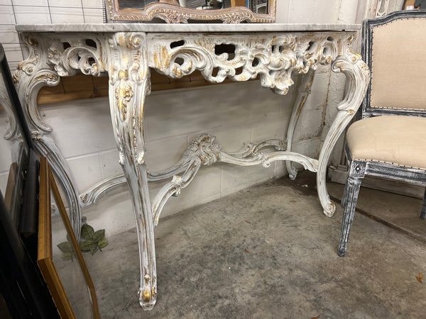 Marble Top Console Table 151084.