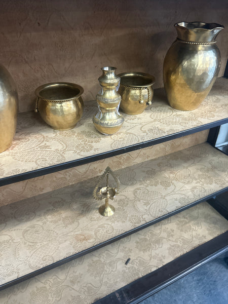 Antique Glass Door Hutch 167754.
