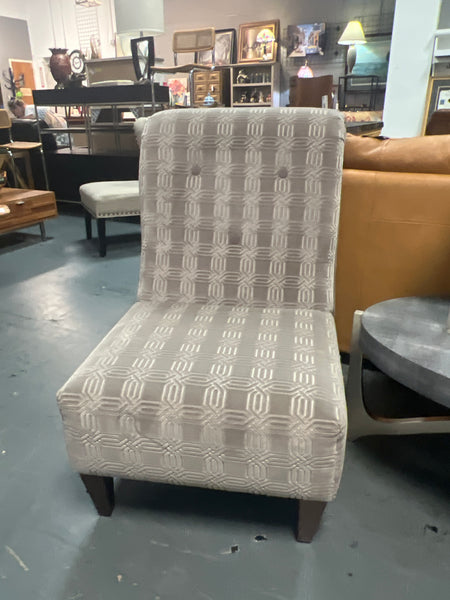 Grey Armless Evangelina Chair (2 available) 167537.