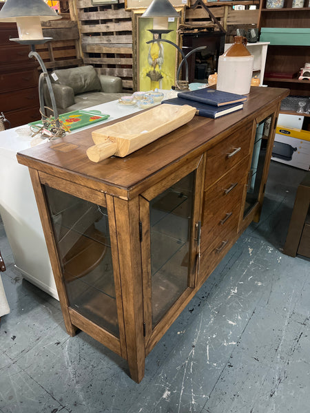 Modern Glass Door Media Cabinet 169741.