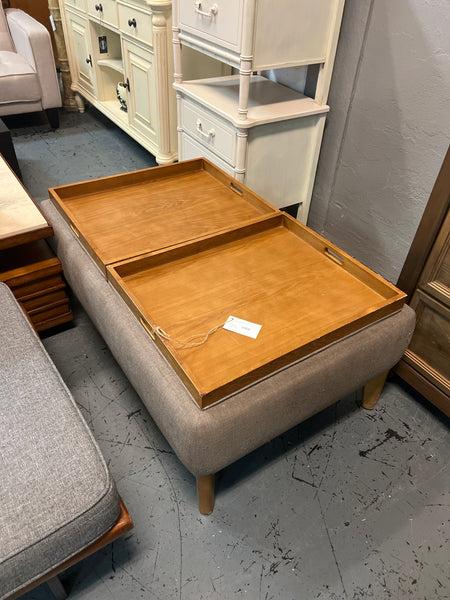 Ottoman With Storage & Trays 166186.