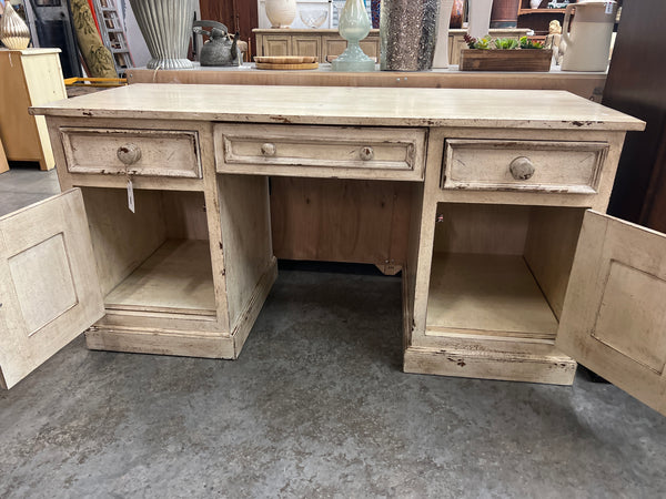 Cream Rustic Executive Desk 159928.