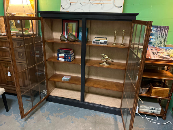 Double Glass Door Bookcase 155930.