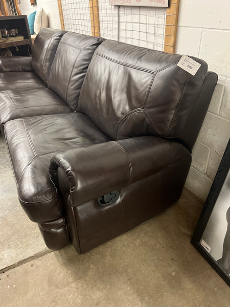 Reclining Sofa With Chaise Leather 157062.