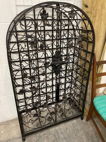 Iron Double Door Wine Rack 153569.