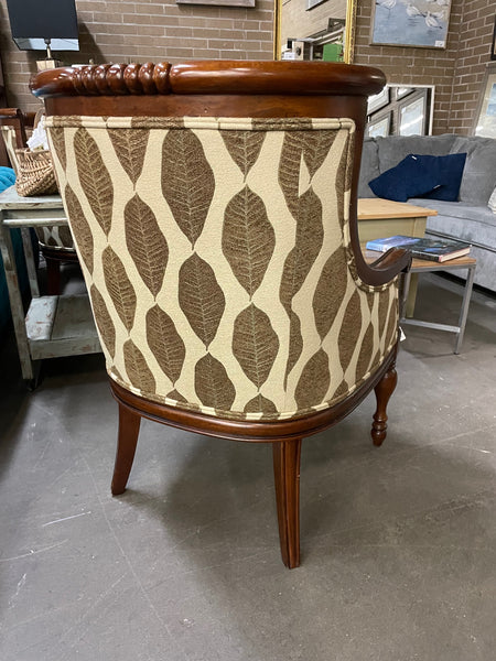 Gold Toned Leaf Pattern Chair (2 available) 153751.